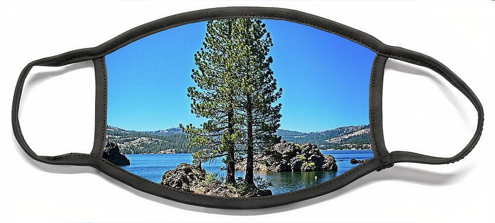 Lake Face Mask featuring the photograph Silver Lake Cove by David Desautel