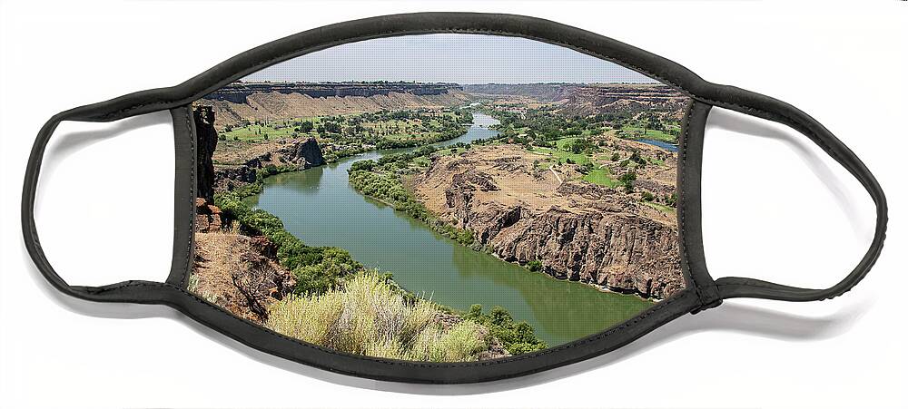 River Face Mask featuring the photograph Snake River Idaho by Gary Geddes