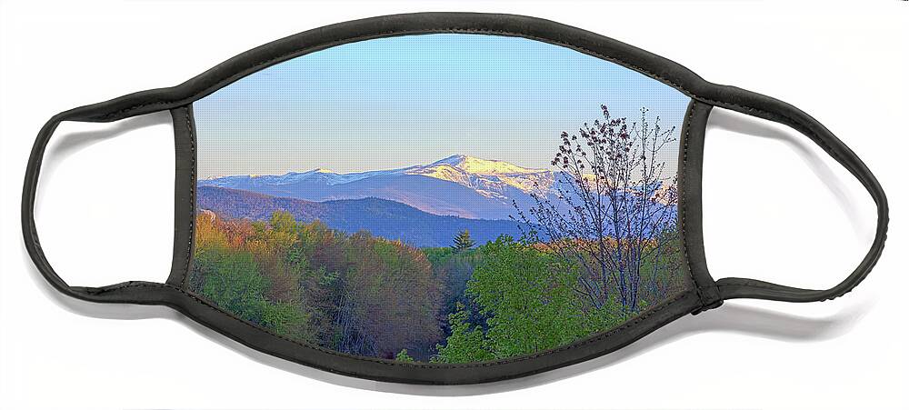 Mt Washington Nh Face Mask featuring the photograph Spring in The White Mountains by John Rowe