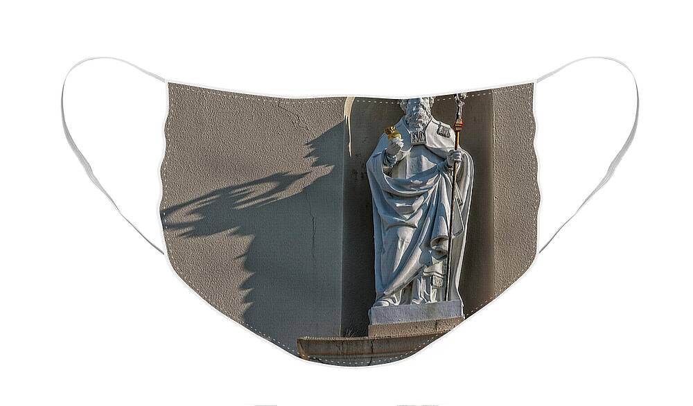 Saint Augustine Face Mask featuring the photograph St. Augustine of Hippo by Christopher Holmes