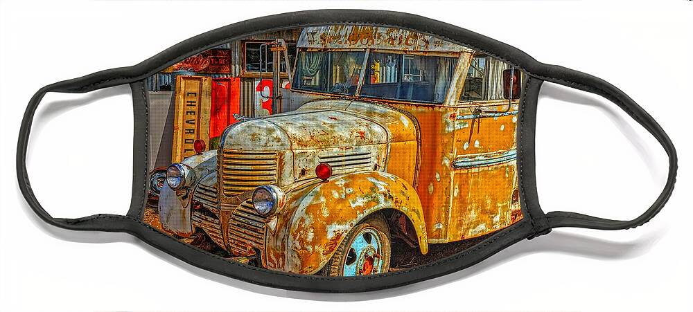  Face Mask featuring the photograph Still Wheels by Rodney Lee Williams