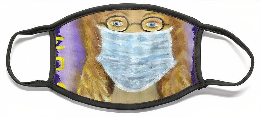 Face Mask Face Mask featuring the painting Summer 2020 by Douglas Ann Slusher