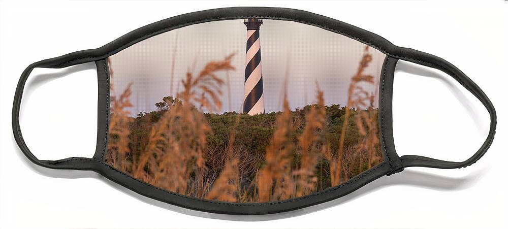 Hatteras Face Mask featuring the photograph Sunrise at the cape by Stacy Abbott