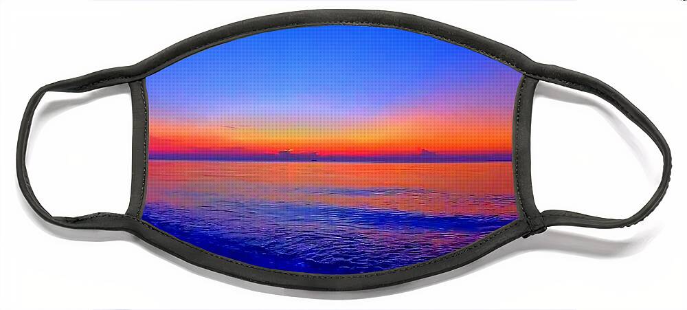 Sunrise Face Mask featuring the photograph Sunrise Beach 59 by Rip Read