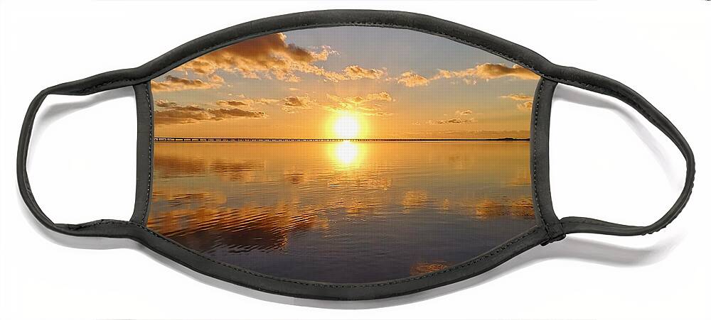 Tampa Face Mask featuring the photograph Tampa Bay Florida Photo 175 by Lucie Dumas