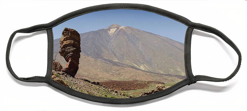 Teide Face Mask featuring the photograph Teide by Gavin Lewis