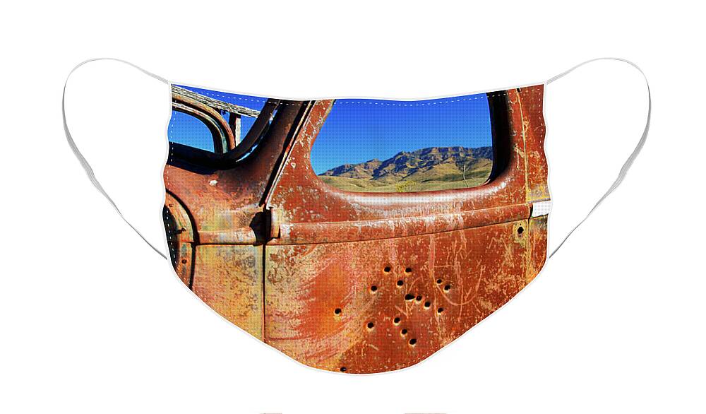 Texas Face Mask featuring the photograph Texas Chihuahuan Desert by David Little-Smith