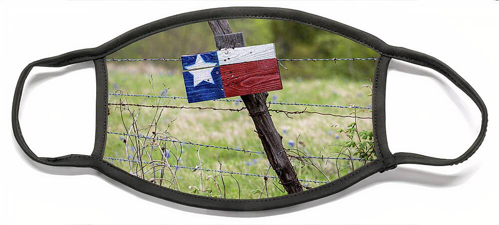 Texas Face Mask featuring the photograph Texas Country by Deon Grandon