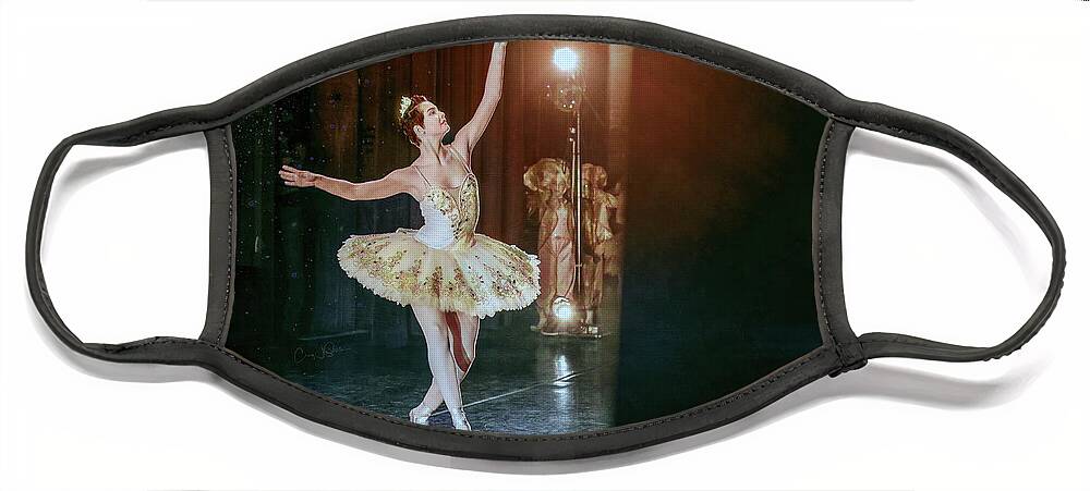 Ballerina Face Mask featuring the photograph The Ballerina by Craig J Satterlee