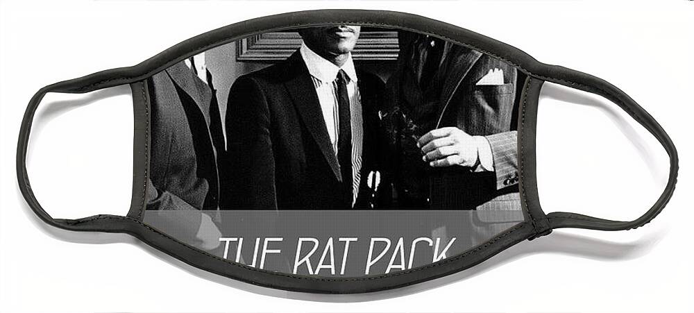 The Rat Pack Face Mask featuring the photograph The boys by La Dolce Vita