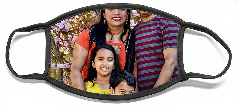 Family Face Mask featuring the photograph The Dundamadappa Family by Monika Salvan