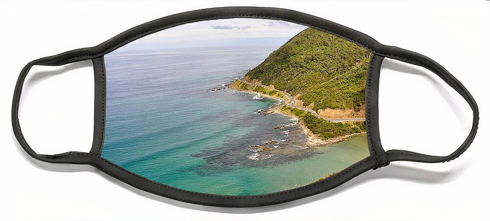 Great Ocean Road Face Mask featuring the photograph The Great Ocean Road by Lynn Hunt