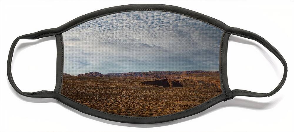 Desert Face Mask featuring the photograph The High Desert of Northern Arizona by Laura Putman