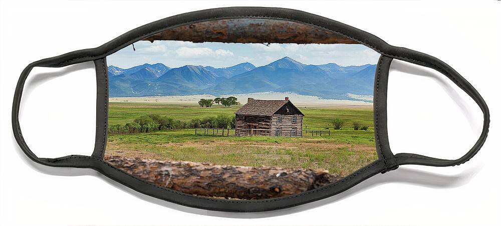  Face Mask featuring the photograph The Kennicott Cabin by Tim Stanley