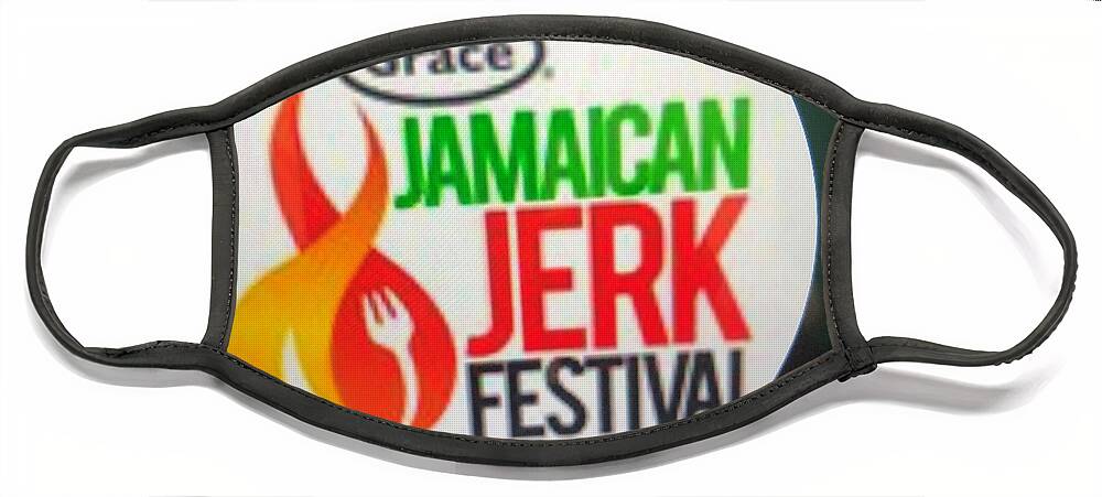 Jamaica A Dish Face Mask featuring the photograph The National Jerk Fest by Trevor A Smith