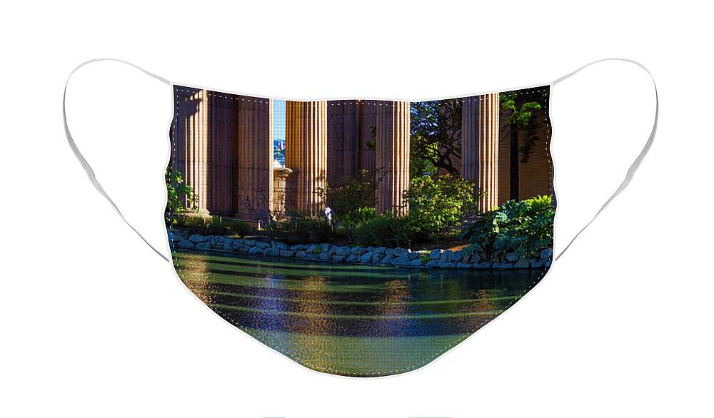Palace Of Fine Arts Face Mask featuring the photograph The Palace Pond by Bonnie Follett