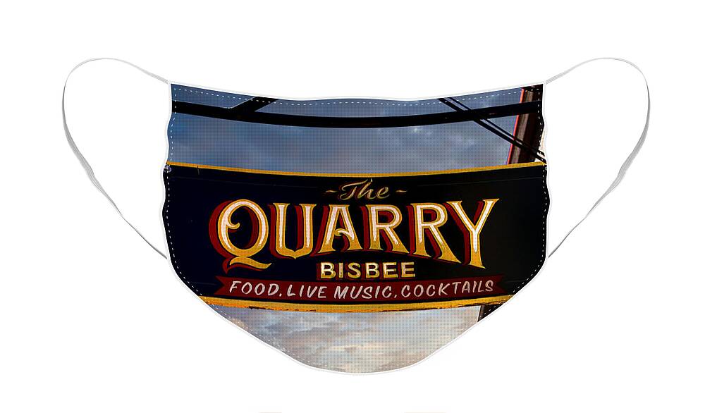 The Quarry Face Mask featuring the photograph The Quarry Bisbee by Chris Smith