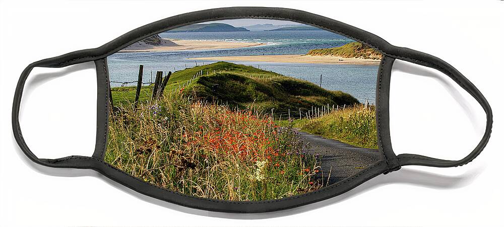 Donegal Face Mask featuring the photograph Ballyness Bay - Falcarragh, Donegal by John Soffe