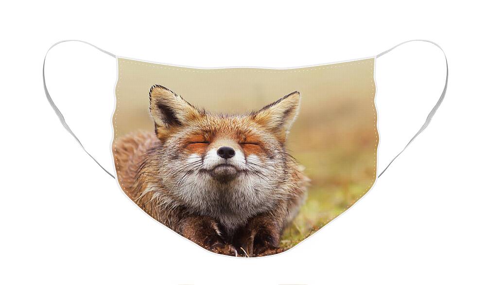 The Smiling Fox Face Mask For Sale By Roeselien Raimond