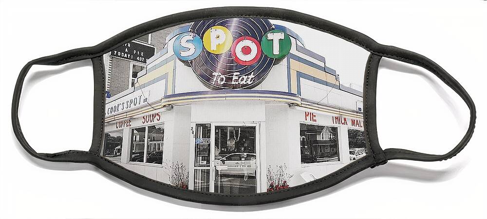 The Spot Face Mask featuring the photograph The Spot by Natasha Marco