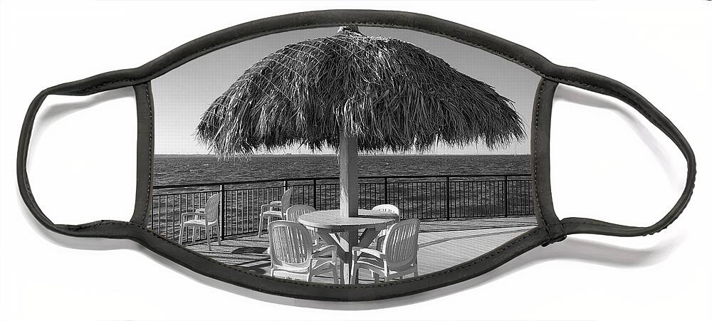 Tiki Face Mask featuring the photograph The Tiki Hut by Eddy Mann