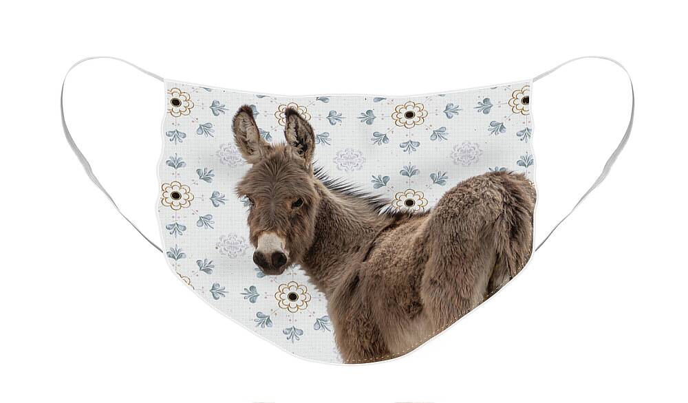 Wild Burros Face Mask featuring the photograph The view from up there by Mary Hone
