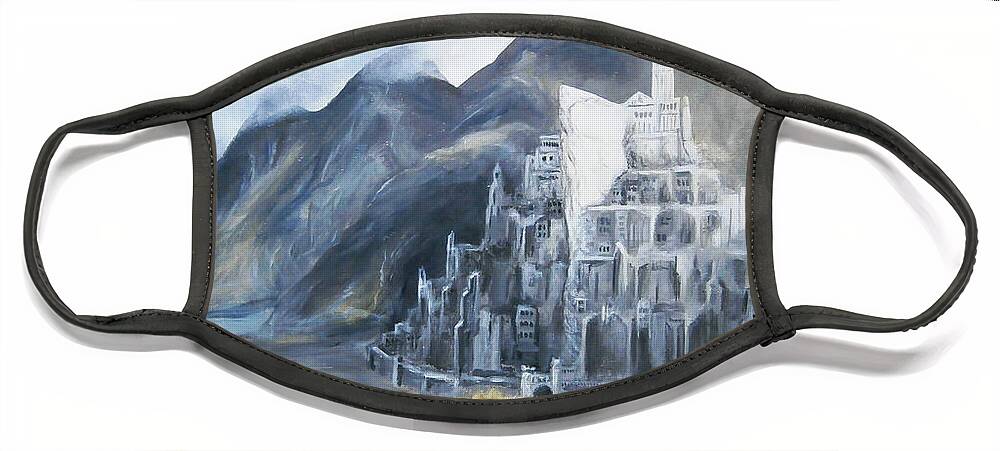 Minas Tirith, The White City Painting - Kingdom of Gondor Art by Aneta  Soukalova