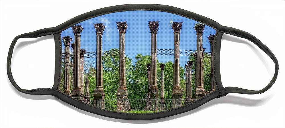 Windsor Ruins Face Mask featuring the photograph The Windsor Ruins by Susan Rissi Tregoning