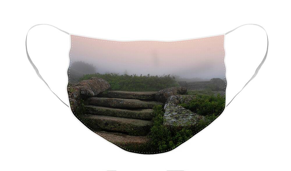 Fog Face Mask featuring the photograph Through the Fog by Vicky Edgerly