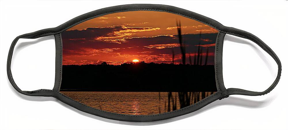 Peacful Face Mask featuring the photograph Tranquility by Mary Walchuck