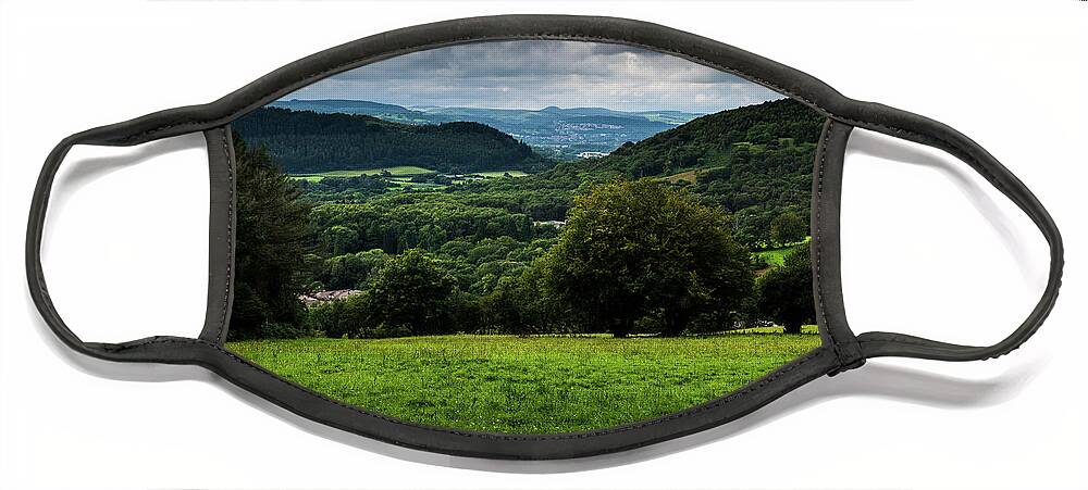 Wales Face Mask featuring the photograph Treforest Ahead by Gavin Lewis