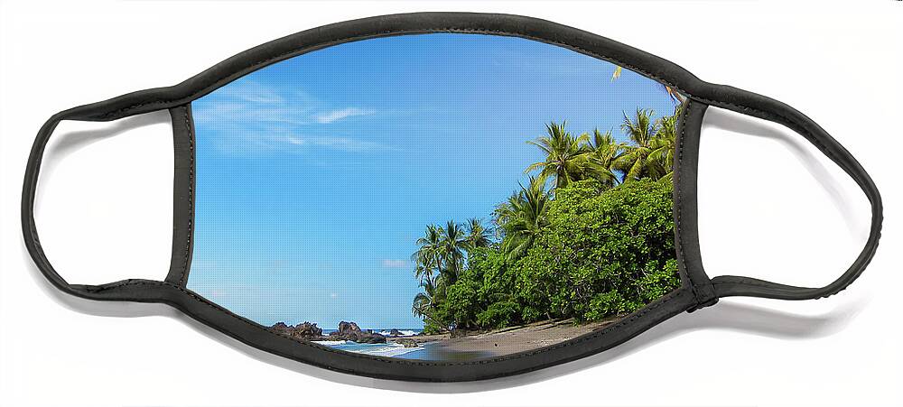 Tropical Face Mask featuring the photograph Tropical Paradise Beach by Nicklas Gustafsson