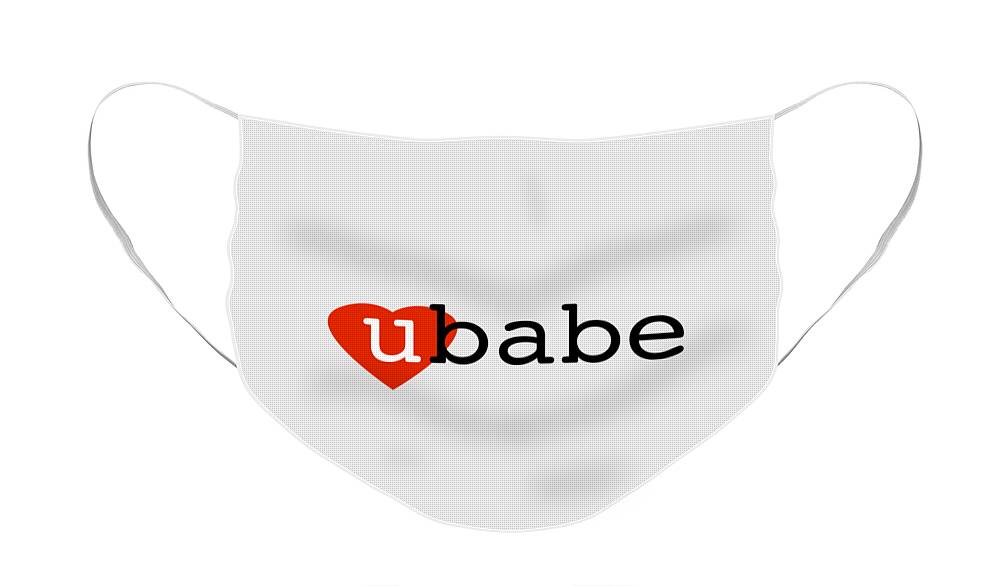 Ubabe Jeans Face Mask featuring the digital art ubabe Jeans by Ubabe Style
