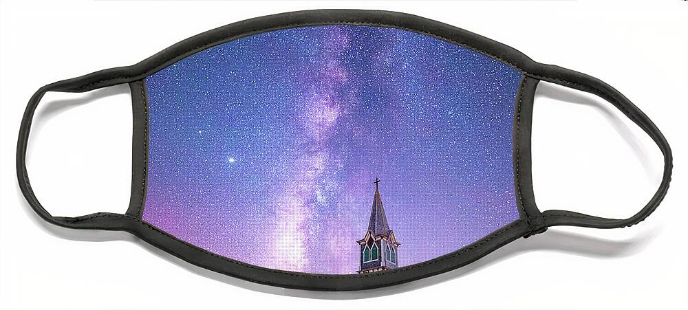 Milky Way Face Mask featuring the photograph Under the Milky Way Tonight by KC Hulsman
