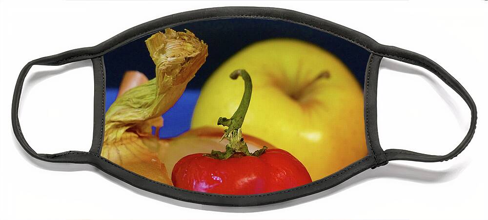 Yellow Delicious Apple Face Mask featuring the photograph Ambiance by Rosanne Licciardi