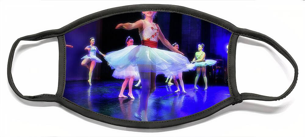 Ballerina Face Mask featuring the photograph Up and Coming 2 by Craig J Satterlee