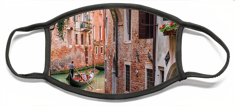 Italy Face Mask featuring the photograph Venice #1 by Alberto Zanoni
