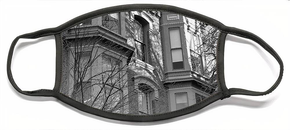 Buildings Face Mask featuring the photograph Victorian Presence by Kimberly Furey
