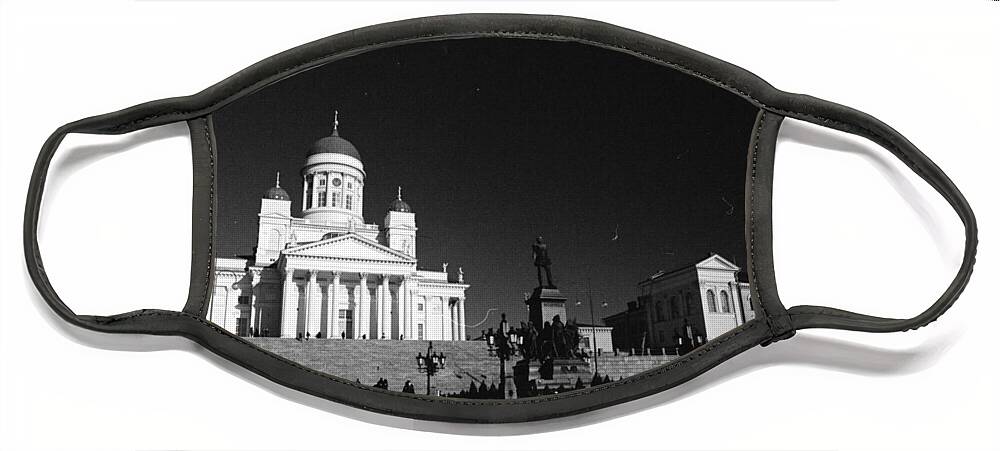 Finland Face Mask featuring the photograph Vintage Helsinki by Maria Dimitrova