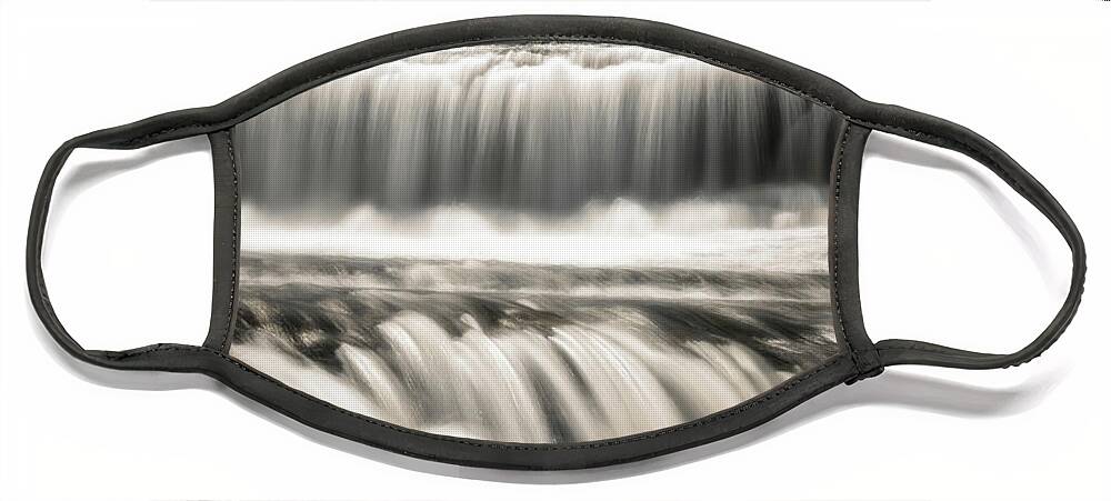  Face Mask featuring the photograph Waterfalls Galore by Nicole Engstrom