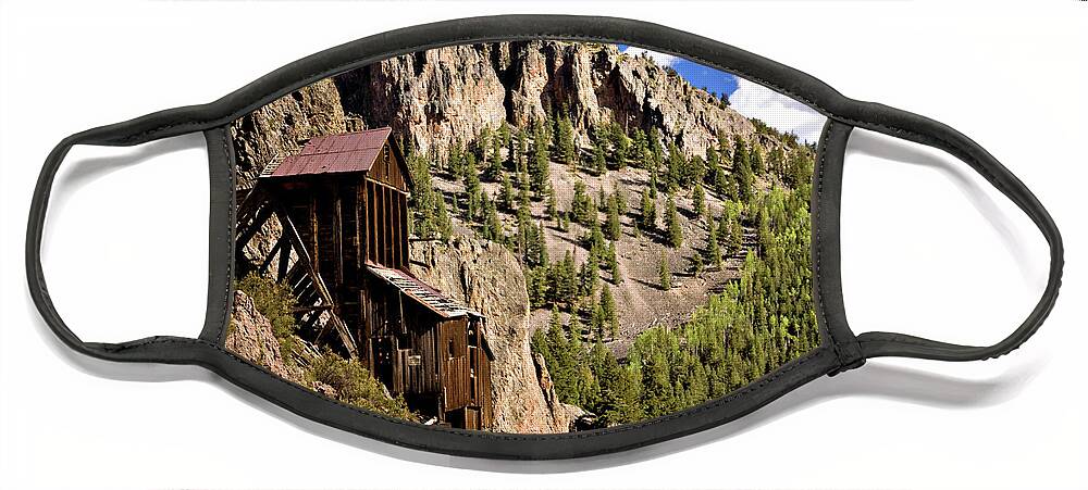 Bachelor Loop Tour Face Mask featuring the photograph West Willow Creek Mine by Lana Trussell