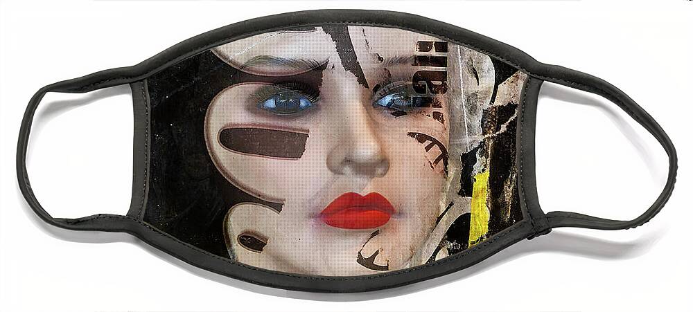 Digitalart. Modernart Face Mask featuring the digital art What a beauty by Gabi Hampe