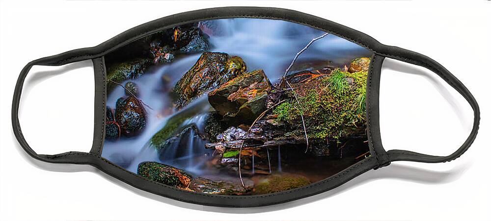 Canada Face Mask featuring the photograph Where the water flows by Thomas Nay