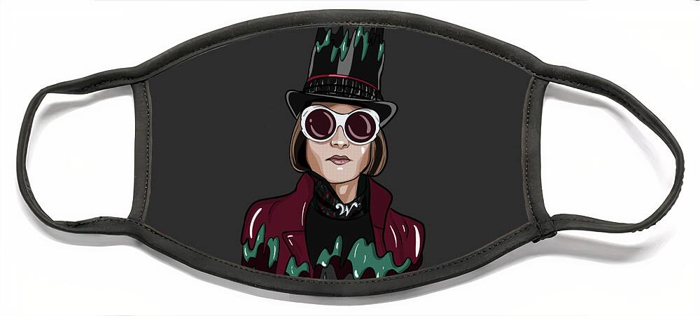 willy Wonka Face Mask by Mha - Pixels