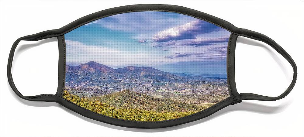 Wv Face Mask featuring the photograph WV Mountains by Jonny D