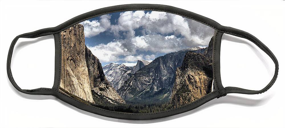 Yosemite Face Mask featuring the photograph Yosemite Clearing by Russel Considine