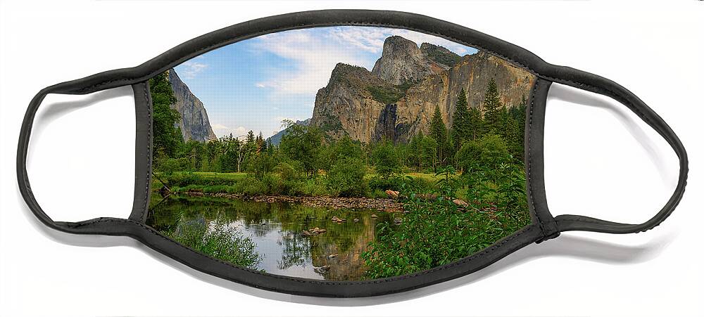 Yosemite Face Mask featuring the photograph Yosemite Valley, Yosemite National Park by Abigail Diane Photography