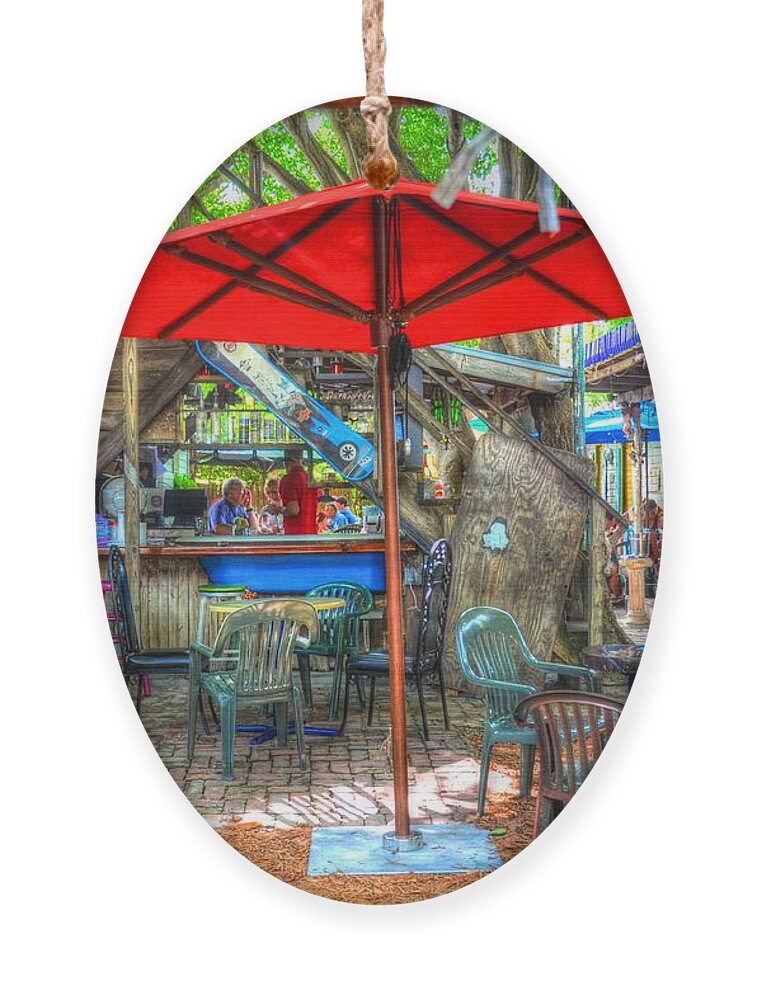 Key West Ornament featuring the photograph Blue Heaven #2 by Debbi Granruth