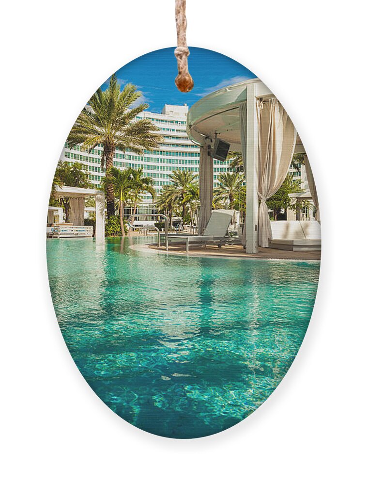 Architecture Ornament featuring the photograph Fontainebleau Hotel by Raul Rodriguez