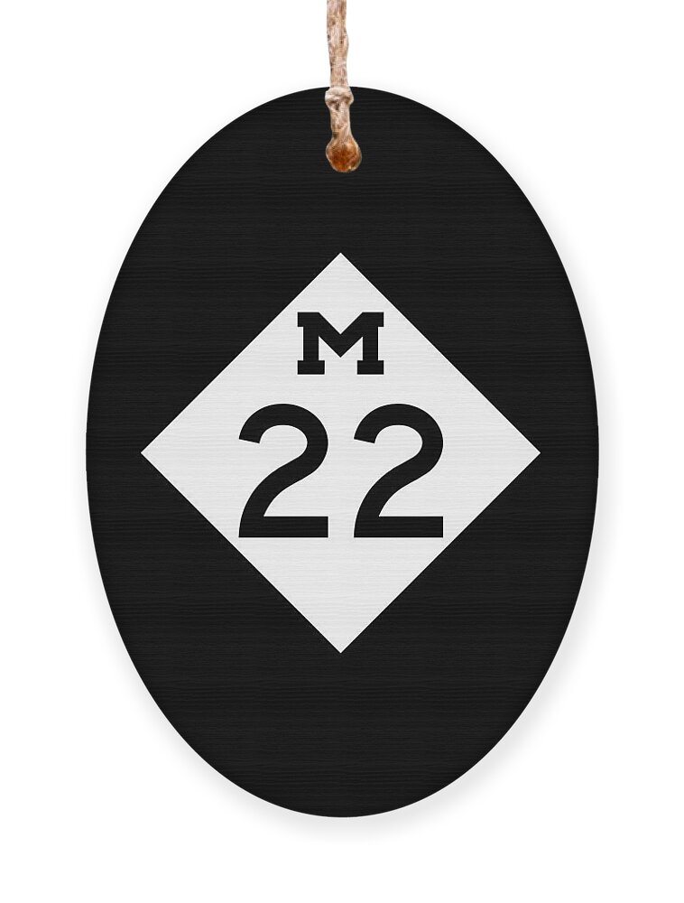 Michigan Ornament featuring the photograph M 22 by Sebastian Musial